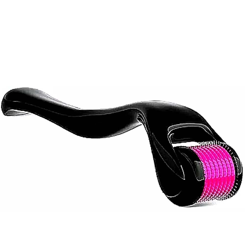 Derma Roller 1.0mm – 540 Titanium Microneedles Beard Growth Roller & Scalp Derma Roller for Hair Regrowth – Microneedling Face Roller for Acne Scars, Wrinkles, Stretch Marks & Skin Rejuvenation