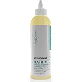 Strengthening Hair Oil with 5 Essential Oils, Vitamin E for Natural Coils and Curls, Moisture Sealing Formula, 8.5 fl oz