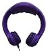 Kidrox Wired Kids Headphones, Volume Limited with Padded Cushions and Removable Size-Adjuster, Safe for Children (Purple)