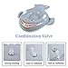 XFlated Meg Snow Tube, Inflatable Snow Tube Sled Heavy Duty, Shark Snow Sled for Kids, Inflatable Shark with Handler, 50 Inches