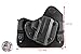 Tuckable Hybrid Holster IWB Right Hand Black Fits: SCCY CPX-1 / CPX-2