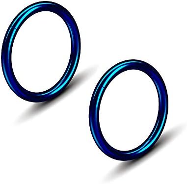 FEGVE 2PCS G23 Titanium Nose Ring Hoop