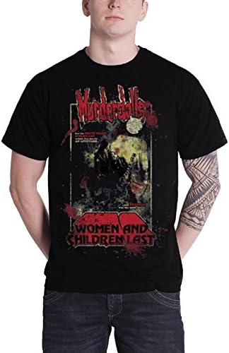 Murderdolls T Shirt 80s Horror Poster band logo Official Mens New Black