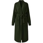 MASCOMODA Long Chunky Cardigan Sweaters for Women Open Front Oversized Casual Knit Spring Coatigan Jackets Winter Coats 2026