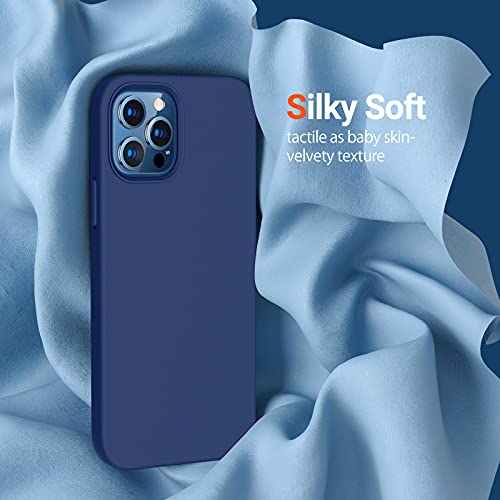 TORRAS iPhone 12 Pro Max Case, NonSlippery Liquid Silicone Rubber, 8FT