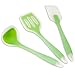 FIDELIS nv Kitchen Utensil Set | Premium Set of 8 Cooking Utensils - Made of Non-Stick and Non-Scratch Silicone and Stainless Steel - Safe for Cookware, Pots, Pans - Professional Kitchen Tools (KU-01)