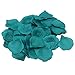 AllHeartDesires Teal Turquoise Blue Rose Flower Petals Beach Wedding Confetti Party Table Decor Flower Girl Scatter Petals Anniversary Romantic Night Decoration (1,000)