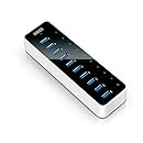 [Upgraded Version] Anker USB 3.0 SuperSpeed 10-Port Hub Including a BC 1.2 Charging Port with 60W (12V / 5A) Power Adapter [VIA VL812-B2 Chipset and updated Firmware 9081] AH231