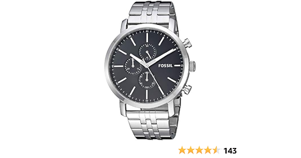 Fossil Men's Luther Quartz Stainless 