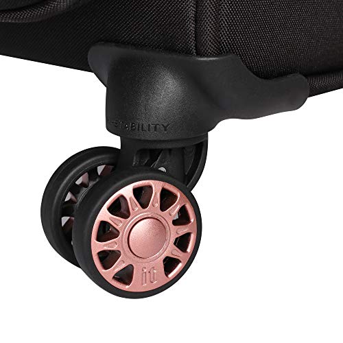it luggage Divinity Softside Expandable TSA Lock Spinner, Black with