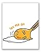 Crystal Gudetama The Lazy Egg Prints - Set of 4 (8x10) Funny Unmotivated Sanrio Mascot Colorful Wall Art Decor