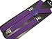 Punk Braces Suspender Unisex Plain Purple