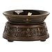 OBI Wax Cube Warmer Fleur de lis Candle Warmers for Scents Candles Scented Cubes Decorative Dish Orleans Electric Warm Scent Fragrance Heater Plate 3-in-1 Bronze Flameless Plugin Air Freshner