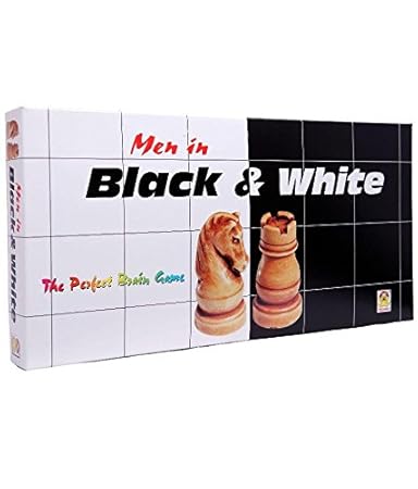 Techno Black and White Chess Board