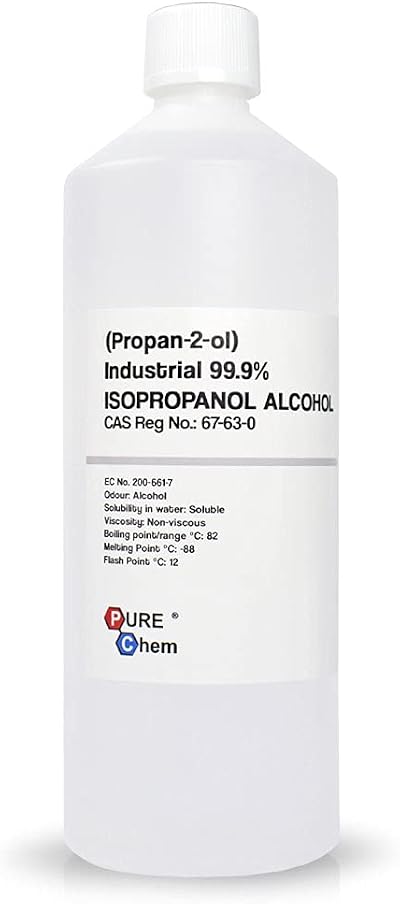 Pure Chem Isopropanol IPA 99.99% 1L - Electronic Cleaner Fast Evaporation