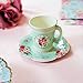 Talking Tables Truly Scrumptious Vintage Floral Paper Tea Cups with Handles and Saucers for a Tea Party or Birthday (24 Count)
