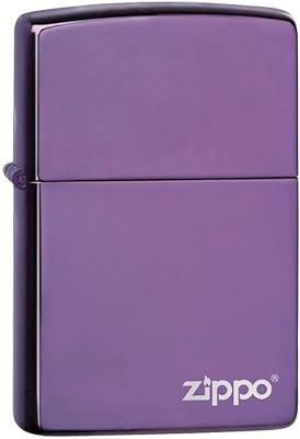 Zippo Logo Lighter - Abyss 24747ZL Taille Unique Pourpre