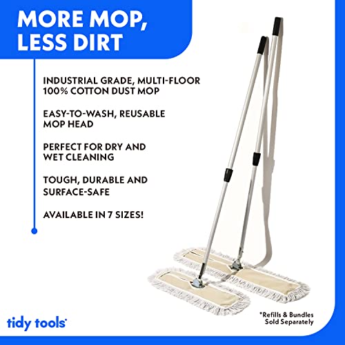 Tidy Tools Commercial Dust Mop & Floor Sweeper 36 x 5 in. Cotton