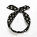 Tovip 9 Pieces Multicolor Twist Bow Wire Headbands Wrap Hair Accessory Hairbands for Women and Girls (Random Color)