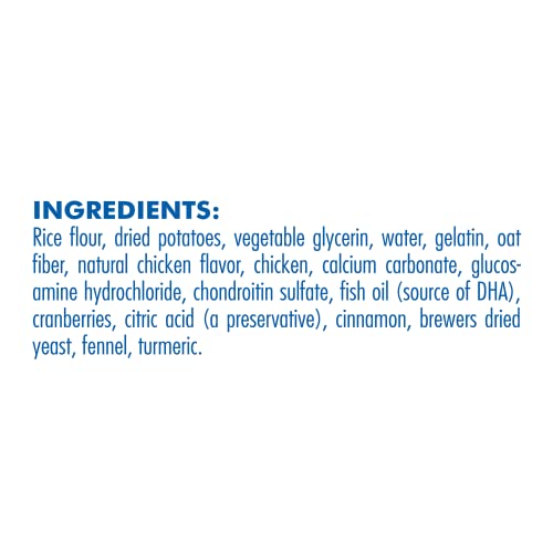 N-BONE SENIOR DENTAL RINGS CHICKEN FLAVOR DOG TREATS, 7 COUNT 9.8-OZ BAG