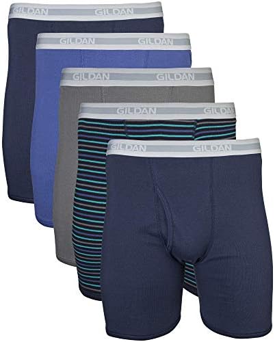 Gildan Men’s Regular Leg Boxer Brief Multipack