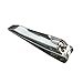 Nail Clippers Toenail Fingernail Cutter - Stainless Steel Professional Clipper Set Heavy Duty Trimmer 2Pcs Silver
