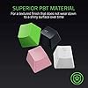 Razer-PBT-Keycap-Upgrade-Set-Quartz-Pink Razer PBT Keycap Upgrade Set - Backlight Compatible (Superior PBT Shine Resistant Material, Doubleshot Molding with…