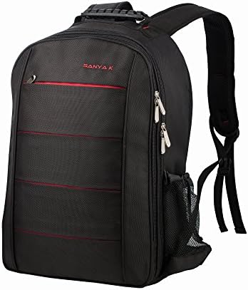 Laptop Backpack - Business Students & School Shoulder Backpack Luggage & Travel Bag Hiking Bag - Orthopedic Support Durable Nylon Fabric - Fits Up to 15.6 Inch Laptops black