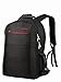 Laptop Backpack - Business Students & School Shoulder Backpack Luggage & Travel Bag Hiking Bag - Orthopedic Support Durable Nylon Fabric - Fits Up to 15.6 Inch Laptops black