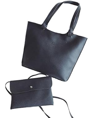 Hot Sale! Women's Fashion Bag, Among Leather Shoulder Bags Embossed Two-Piece Portable Crossbody Bag (30cm(L)29cm...