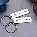 LParkin Star Wars Keychain Keyring I Love You I Know Couple Gifts for Him and Her Girlfriend Boyfriend Husband Wife Fans