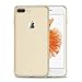 Luvvitt Clear View iPhone 7 Plus/iPhone 8 Plus Case with Hybrid Scratch Resistant Back and Shock Absorbing Bumper for Apple iPhone 7 Plus (2016) and iPhone 8 Plus (2017) - Gold