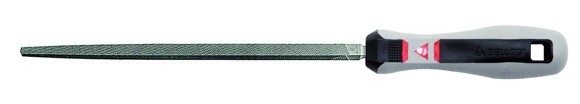 Square Mechanical File, Dual Material Handle 8 Fine