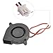 YOTINO 3Pcs 5015 Fan 12V 0.23A 3D Printer Cooling Fan Blower Radial Fan for Prusa i3 Creality CR10(50 x 50 x 15mm, Black)