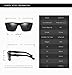 DUBERY Mens Sport Polarized Sunglasses Outdoor Riding Square Windproof Eyewear D918