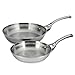 Calphalon Contemporary Stainless 8 & 10 Inch Fry Pan Set