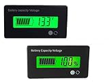 48V Battery Fuel Gauge Indicator Meter For Lead Acid Battery(SLA,AGM,GEL Battery),Fuel Gauge For Electric Bike,Fork Lift,ATV,Quads,Golf Cart, (48V Lead Acid Battery Fuel Gauge)