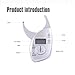 Digital Body Fat Caliper Calculator Skin Fold Analyzer LCD Display Measuring Tool, mm inch Screen Athletic Women/Men Body Tools Fat Tester, Body Fat Monitors for Health Monitoring by FstDgte