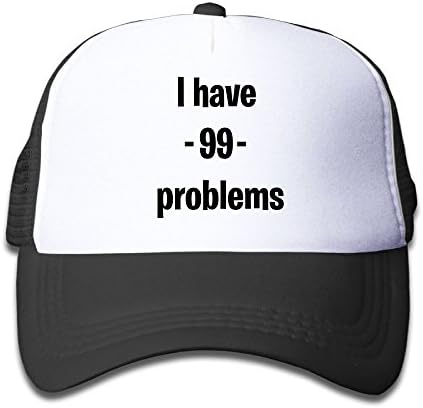 FMGH Boys&amp;Girls Fortnite- I Have 99 Problems Cute Mesh Baseball Cap