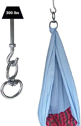Rotational Hammock Hanging Chair Swing Set Mount Ceiling Screw Eyes