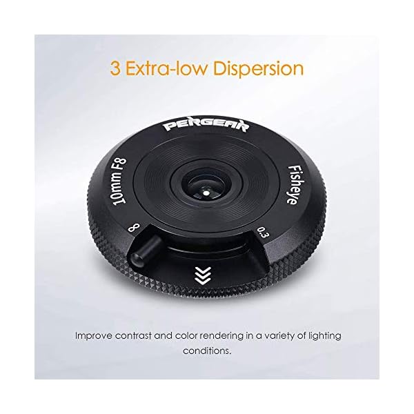 Pergear 10mm F8-Objektiv APS-C Fisheye-Objektiv, kompatibel mit Nikon Z-Mount-Objektivkameras Z50 Z6 Z7 Z6II Z7II – Bild 4