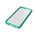 LUVVITT [ClearView] Hybrid Scratch Resistant Back Cover with Shock Absorbing Bumper designed for Apple iPhone 6/6s (4.7) Teal Mint Green
