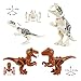 20 PCS Dinosaur Toys for 3 Year Olds, Jurassic World Dinosaur Toys Sets, Plastic Dinosaurs Toys Mini Dinosaur Figures for Kids Gift, Dino Fans,Deformation T-rex, Pterosaurs, Brachiosaurus, Triceratops