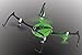Dromida Verso Ready-To-Fly Radio Controlled Electric-Powered Inversion Drone with Radio System, Batteries and Charger (Green)