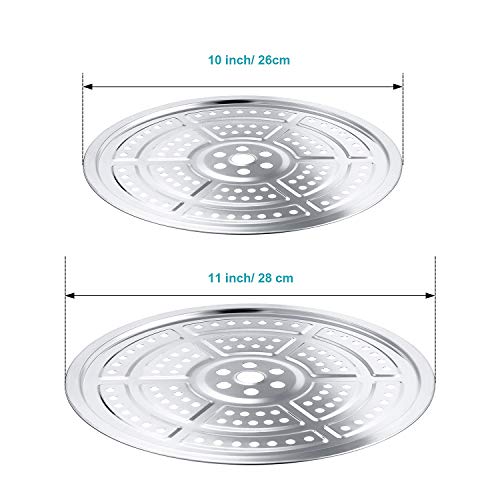 2 Pieces 11 Inch and 10 Inch Pressure Cooker Canner Rack Stainless