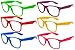 Classic Vintage Wayfarer Nerd Retro Sunglasses Colored Frame -5, 6,10,18 Pairs