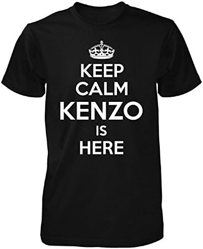 Keep Calm Kenzo Is Here Cool Gift - Unisex Tshirt Black L