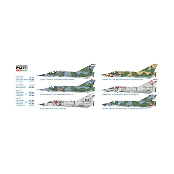 Italeri 2510-1:32 Mirage III E/R Flugzeug – Bild 8