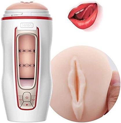 Thanks Giving Sales PRO 7-Speed 7-Frequency Automatical Electric Male-Sucker USB Rechargeable Strong Sucktion Cup-White