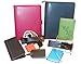 Pierre Belvedere A4/Letter Size Snap Portfolio, Refillable, Plum (371010)
